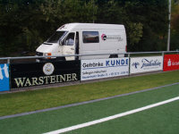 Bandenwebung Fuballplatz
